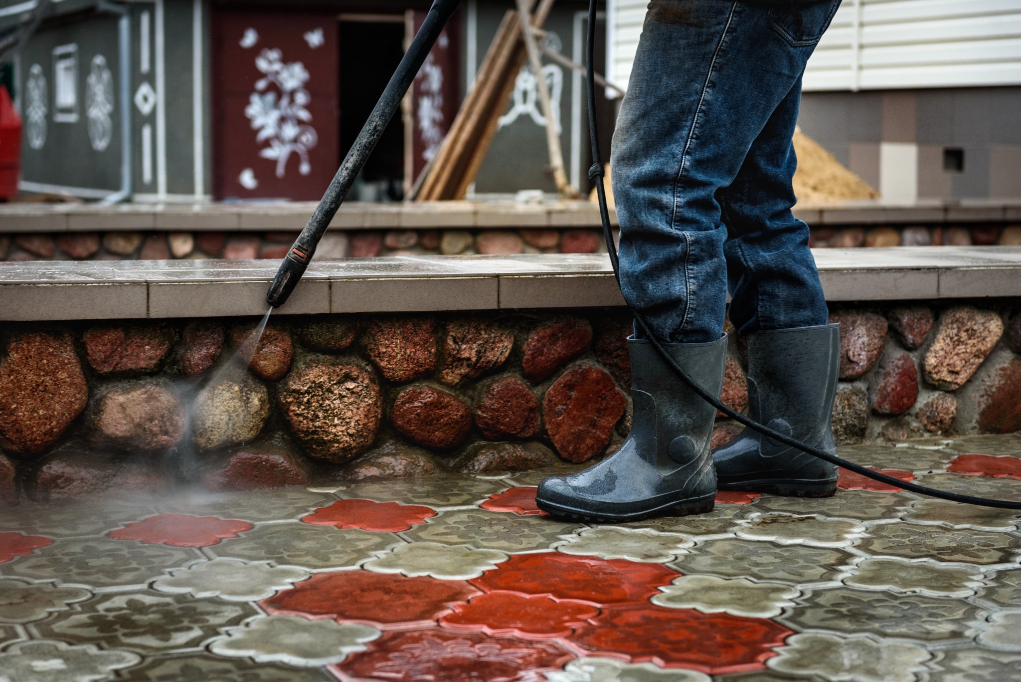 Driveway cleaning