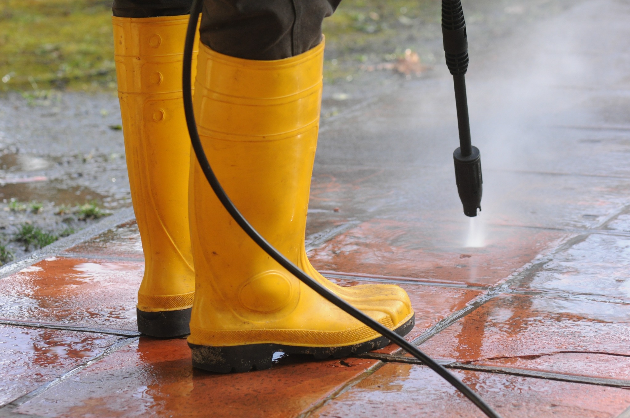 Patio cleaning